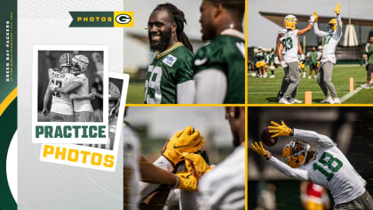 Green Bay Packers Lane Taylor participates in an NFL football practice  Tuesday May 23, 2017, in Green Bay, Wis. (AP Photo/Matt Ludtke Stock Photo  - Alamy