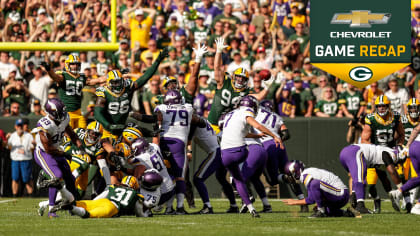 Wild game, weird ending as Packers, Vikings tie