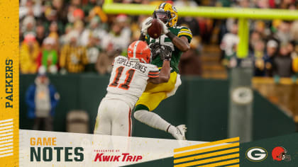 Packers vs. Browns: Biggest plays, best highlights from Christmas