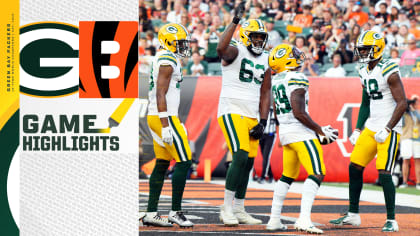 Packers at Bengals Preseason Game Center