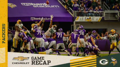 Game Recap: Vikings Beat Packers 34-31