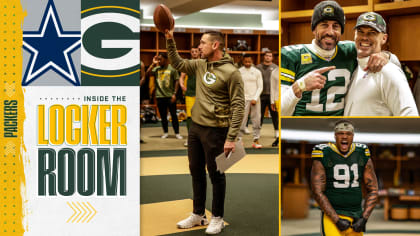 Photos: Inside Green Bay's locker room in Detroit