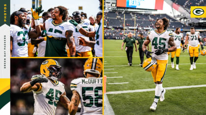 Green Bay Packers linebacker Eric Wilson (45) walks off the field