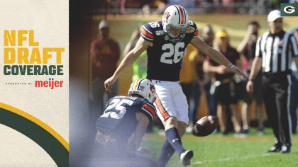 With the 207th overall pick in the 2023 NFL draft the Green Bay Packers  select Auburn Kicker Anders Carlson.