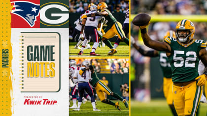 Packers vs. Patriots 10/2 Gameday Magnet