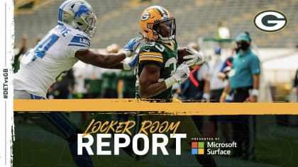 Jones scores three TDs as Packers pound Lions