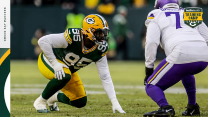 Green Bay Packers defensive tackle Devonte Wyatt (95) during an NFL  football game between the Packers and Bears Sunday, Sept. 18, 2022, in  Green Bay, Wis. (AP Photo/Mike Roemer Stock Photo - Alamy