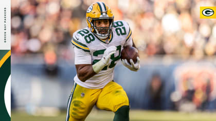 November 14, 2021: Green Bay Packers running back A.J. Dillon (28