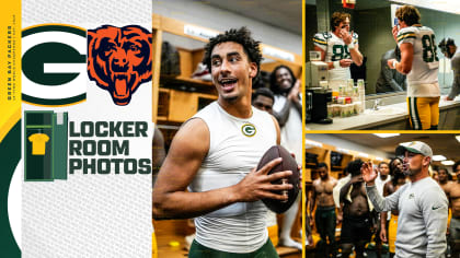 WATCH: Bears' post-game locker room celebration after win vs. Patriots