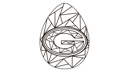 NFL ball pass coloring page 