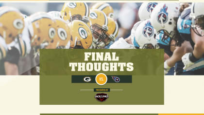 Final Thoughts: Packers at Bears 