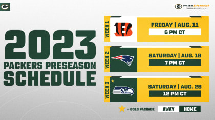 Packers announce 2023 schedule