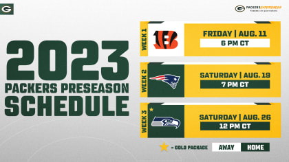 Green Bay Packers Schedule 2022 