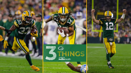 Green Bay Packers on X: 3️⃣ Things from Wednesday as the #Packers prepare  for the Detroit Lions ⤵️  / X