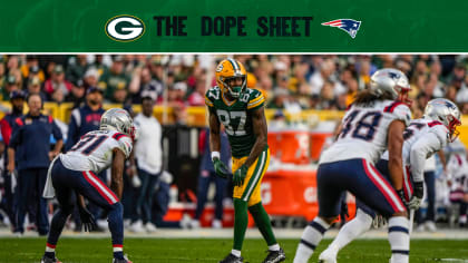 Dope Sheet: Packers open the season at the Bears