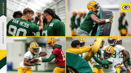 Packers rookies arrive at Lambeau Field, get outfitted by equipment staff