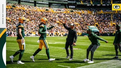 Green Bay Packers safety Benny Sapp III during a preseason NFL football  game Saturday, Aug. 19, 2023, in Green Bay, Wis. (AP Photo/Mike Roemer  Stock Photo - Alamy