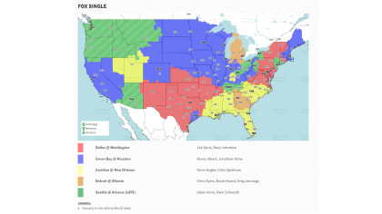 Green Bay Packers on X: TV map: Where to watch Packers-Texans on