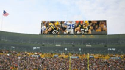 Larger, 4K video boards rising above Lambeau Field end zones