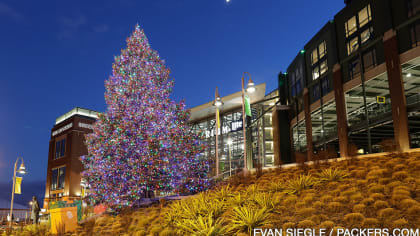 Lambeau field Green Bay Packers Christmas tree picture P1198