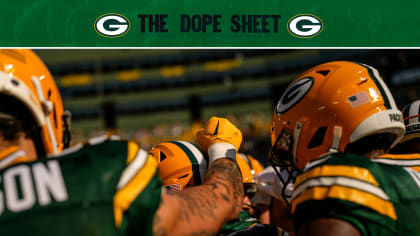 Dope Sheet: Packers face Saints in home opener