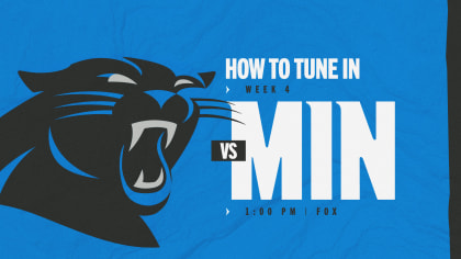 Vikings vs. Panthers Week 4: How to watch, listen and stream