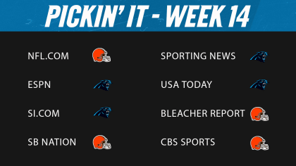 Pickin' It: Panthers at Browns