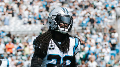 Donte Jackson Carolina Panthers Game-Used #26 White Jersey vs. New York  Giants on October 24