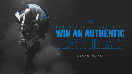 Carolina Panthers unveil black team helmet, debut set for Week 10