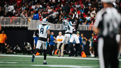 Carolina Panthers cornerback CJ Henderson (24) on defense during an NFL  football game against the New Orleans Saints, Sunday, Sep. 25, 2022, in  Charlotte, N.C. (AP Photo/Brian Westerholt Stock Photo - Alamy