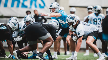 Sam Darnold learning new offense, working from feet up