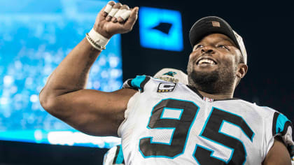 Panthers release longtime defensive end Charles Johnson