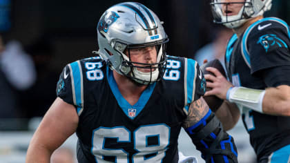 Carolina Panthers safety Sam Franklin Jr. (42) warms up before the