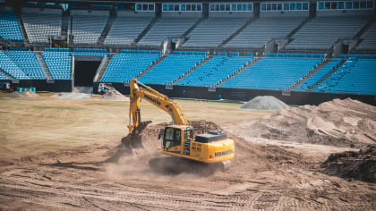 Panthers donating dirt from Bank of America Stadium to local parks