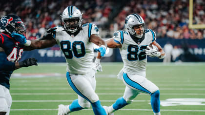 ATLANTA, GA – OCTOBER 31: Carolina tight end Tommy Tremble (82