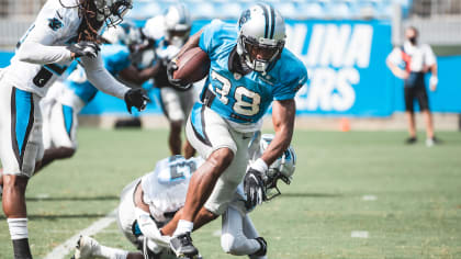 Carolina Panthers defensive back Myles Hartsfield (38) is seen during an  NFL football game against the New Orleans Saints, Sunday, Jan. 2, 2022, in  New Orleans. (AP Photo/Tyler Kaufman Stock Photo - Alamy