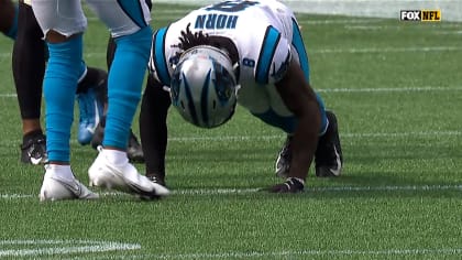 WATCH: Panthers CB Jaycee Horn records 1st career sack in Week 11