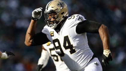 New Orleans Saints wide receiver Chris Olave (12) runs a route during an NFL  football game against the Tampa Bay Buccaneers, Sunday, Sept. 18, 2022, in  New Orleans. (AP Photo/Jonathan Bachman Stock