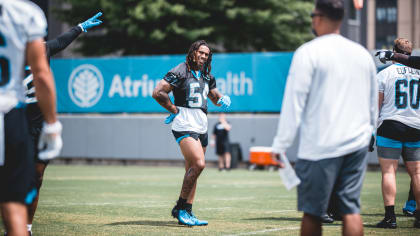 Carolina Panthers conclude minicamp with Shaq Thompson on sideline