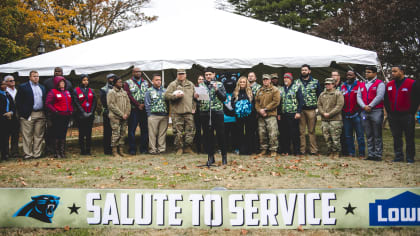 Honoring Heroes: Carolina Panthers Expressing Gratitude to Our Military &  Veterans - Bahakel Entertainment