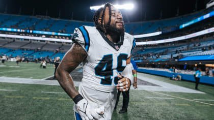 The @panthers black alternate helmets are CLEAN. 