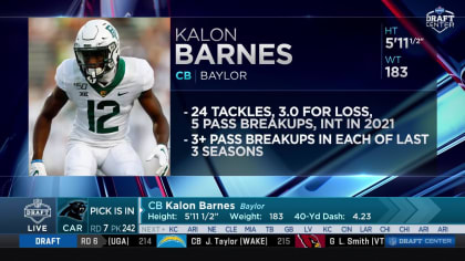 Baylor's Kalon Barnes runs second-fastest NFL Scouting Combine 40-yard dash  since 2003