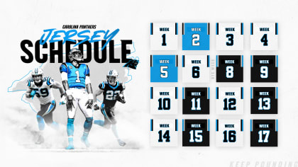 Panthers reveal 2019 jersey schedule