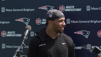 Youth Keion White New England Patriots Salute to Service Sideline