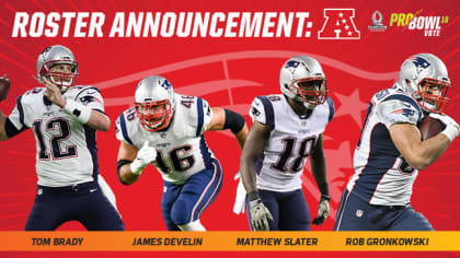 Three Patriots selected to the AFC Pro Bowl squad