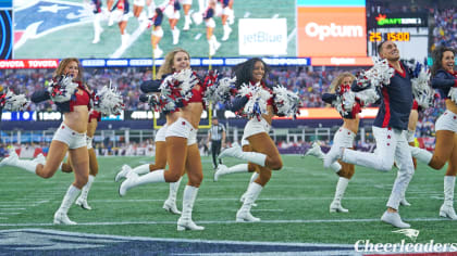 Cheerleaders Perform During Patriots - Texans Preseason Game