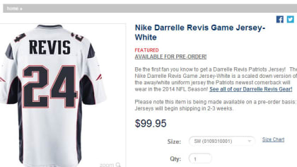 Nike NFL Youth Tampa Bay Buccaneers Darrelle Revis #24 Game Jersey, White