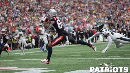 Darius Slay's pick-6 gives the Eagles a 10-0 lead against the Patriots