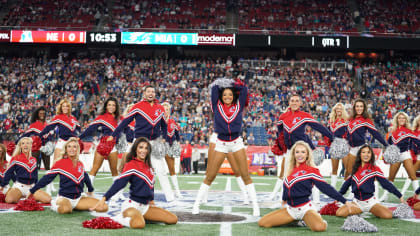 Cheerleaders Perform During Patriots - Texans Preseason Game