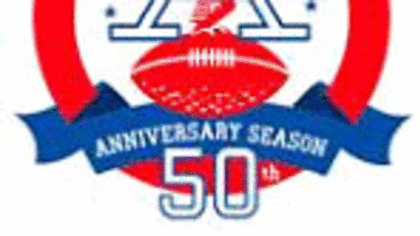 NFL will honor AFL's 50th anniversary season